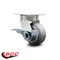 Service Caster 4 Inch Kingpinless Thermoplastic Rubber Wheel Swivel Caster with Brake SCC SCC-KP30S420-TPRRF-SLB - alternate 5